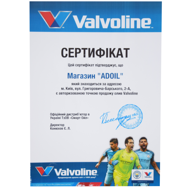 ᐉ Купити масло Valvoline за низькою ціною | ad-oil.com.ua