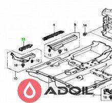 Накладка порога задня ліва Accord VII 84262-SEA-003ZB