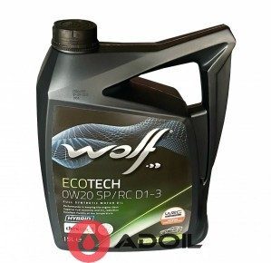 Wolf Ecotech 0w-20 Sp/Rc D1-3