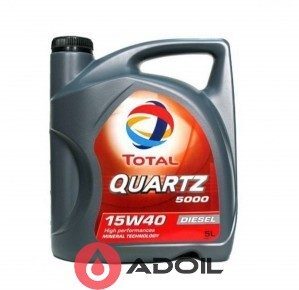 TOTAL QUARTZ DIESEL 5000 15W-40