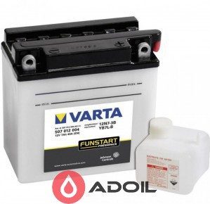VARTA 507012004 7Ач 74А(0) Fun Start Fresh Pack