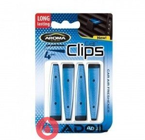 Aroma Car Clips Aqua