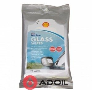 Салфетки для стекла SHELL GLASS WIPES 20шт