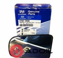 Дзеркало зовнішнє ліве 87607-28500 Hyundai