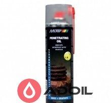 Проникающее масло с содержанием графита и MoS2 Penetrating oil Motip