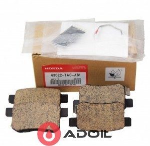Гальмівні задні колодки 43022-TA0-A81 Honda