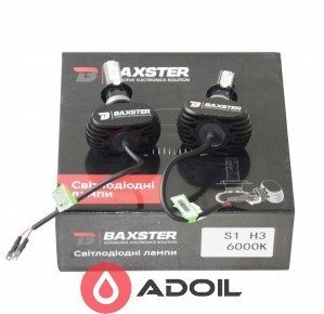 Комплект LED ламп BAXSTER S1 H3 6000K