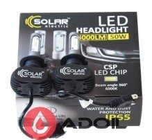 LED лампа SOLAR H7 6000K 4000Lm CSP