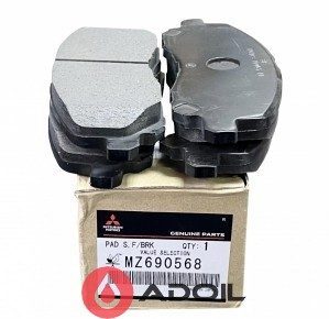 Колодки передні mz690568 Mitsubishi
