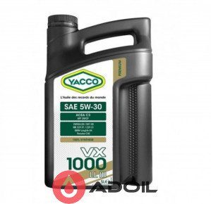 Yacco Vx 1000 LL III 5w-30