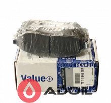 Передні гальмівні колодки value+ Renault 7711946187