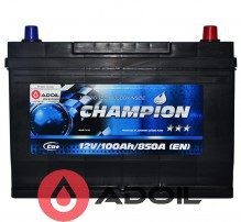 Black 100Ah/12V Champion Japan Euro(0)