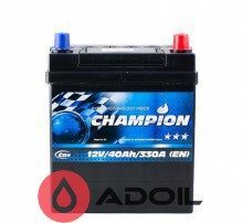 Black 40Ah/12V Champion Japan Euro(0)