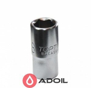 Головка 1/4" 6гр. 8мм. Toptul BAEA0808