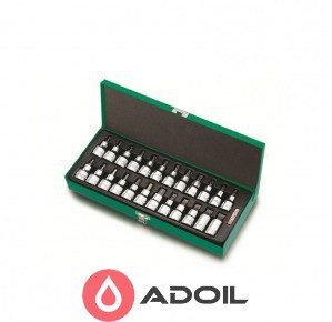 Биты 10 мм. 15 ед. шестигранные TOPTUL GAAD1508