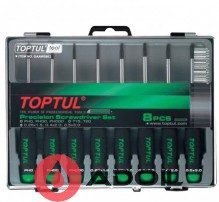 Набор отверток точных Т5-Т20 TOPTUL GAAW0801