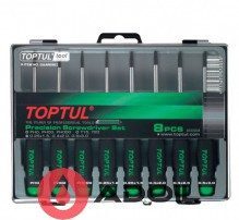 Набор отверток точных плоских и крестообразных TOPTUL GAAW0802