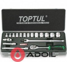 Набор инструмента 1/2" 18 ед. TOPTUL GCAD1805