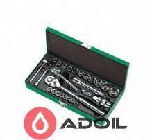 Набор инструмента 28 ед. 1/4", 1/2" TOPTUL GCAD2802