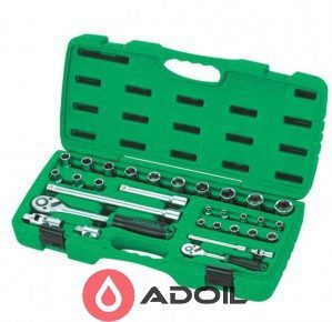 Набор инструмента 34 ед. 1/4", 1/2" TOPTUL GCAD3402