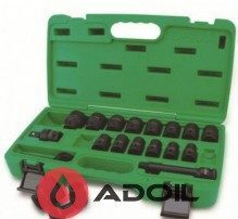Набор головок ударных 27 ед. 1/2" 10-32мм. TOPTUL GCAI2701