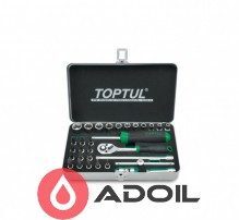 Набор инструмента 1/4" 31 ед. TOPTUL GCAD3102