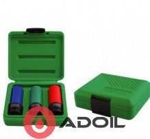 Набор головок 1/2" для литых дисков 3 ед. 17,19, 21 мм. TOPTUL GDAI0302