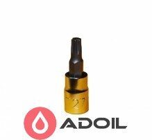 Головка с насадкой TORX T27 37mm 1/4" TOPTUL BCFA0827