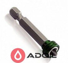 Насадка 1/4" 50мм  PH2 под шуруповерт магнитная Quick Change TOPTUL FQBB0802