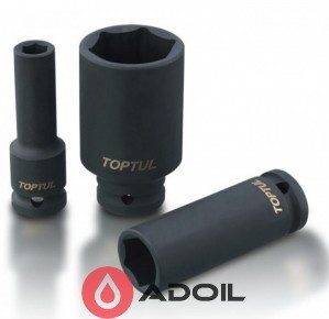 Головка торцевая ударная длинная 1/2"  27мм TOPTUL KABE1627