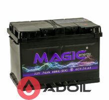 74Ah (0) Euro Magiс ENERGY