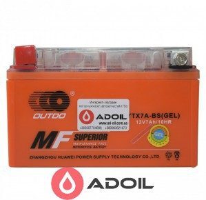 Outdo 7 Ah  YTX7A - BS (GEL)/(8х)