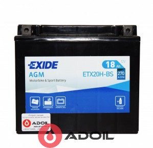 EXIDE ETX20H-BS=YTX20H-BS