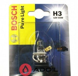 Автолампа H3 12V/55W/PK22s Bosch