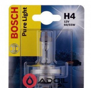Автолампа H4 12V/60/55W/P43t Bosch