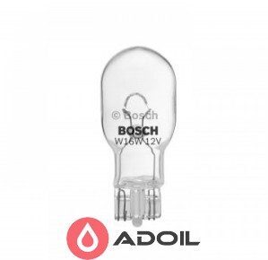 Автолампа W16W 12V/16W/W2.1x9.5d Bosch