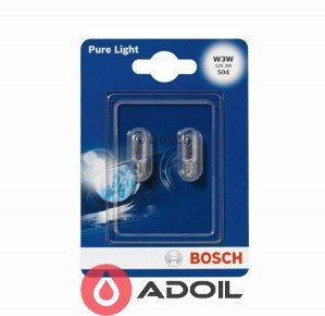Автолампа W3W 12V/3W/W2.1x9.5d Bosch