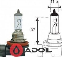 Автолампа H11 12V/55W/PGJ19-2 Magneti Marelli