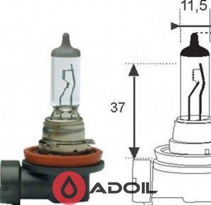 Автолампа H11 12V/55W/PGJ19-2 Magneti Marelli