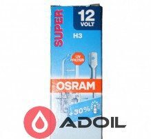 Автолампа H3 12V/55W/PK22s Super Osram