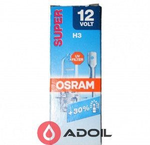 Автолампа H3 12V/55W/PK22s Super Osram