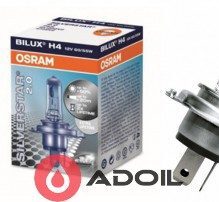 Автолампа H4 12V/60/55W/P43t Silverstar 2.0 Osram