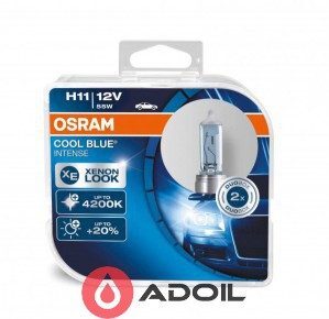 Автолампа H11 12V/55W/PGJ19-2 Cool Blue Intense Osram