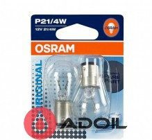 Автолампа P21/4W 12V/21/4W/BAZ15d Osram