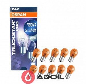 Автолампа PY21W 24V/21W/BAU15s Truck Star PRO Osram